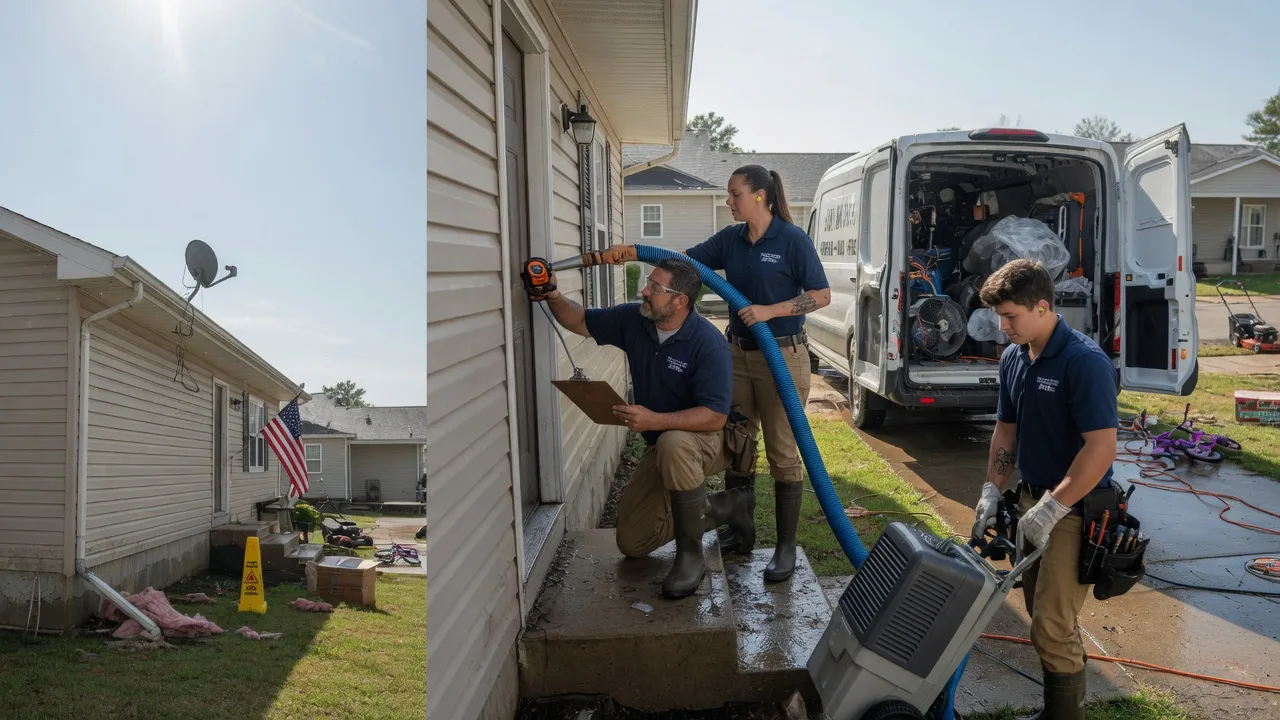 Ceiling Water Damage Restoration in Montfort, WI near me